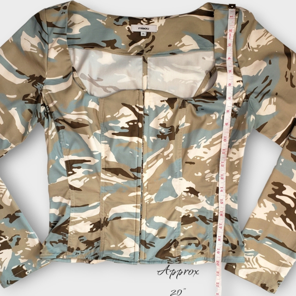 Revolve Miaou Devon Corset Long Sleeve Blouse - Picture 11 of 13